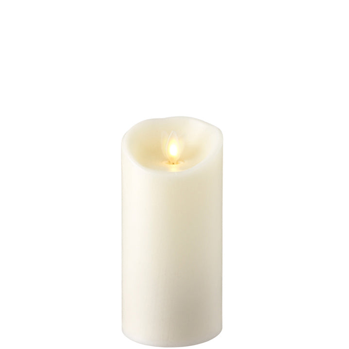 6" Ivory Moving Flame Candle