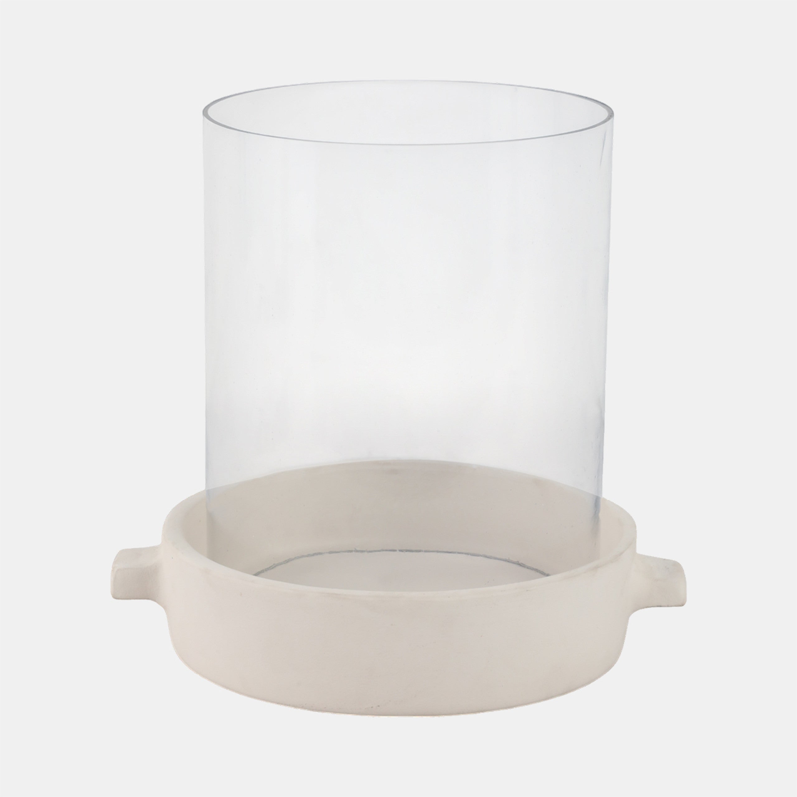 Terra Cotta Glass Hurricane