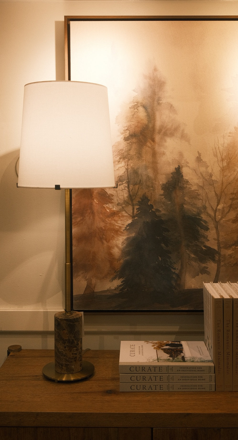 Sepia Buffet Lamp