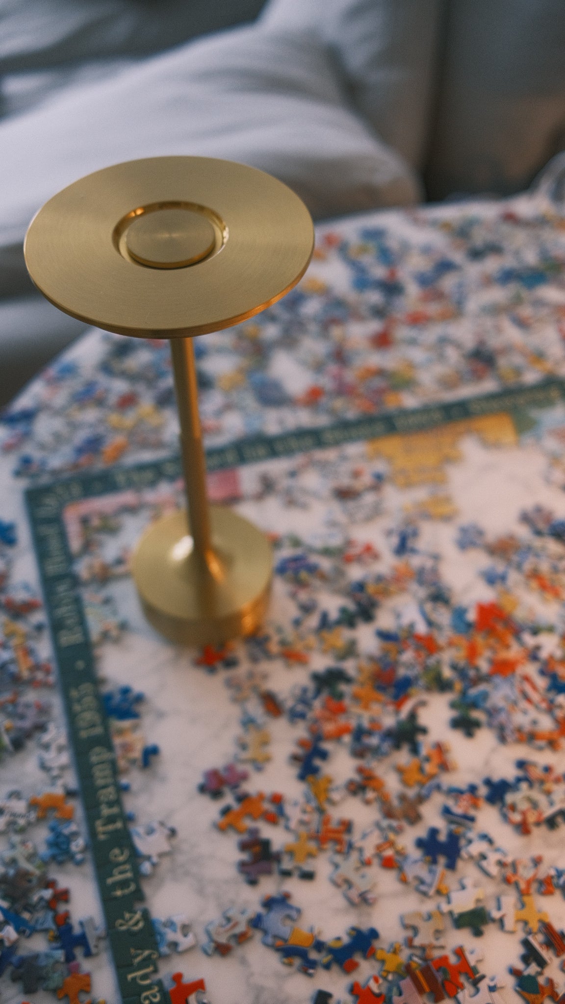 Gold Table Light