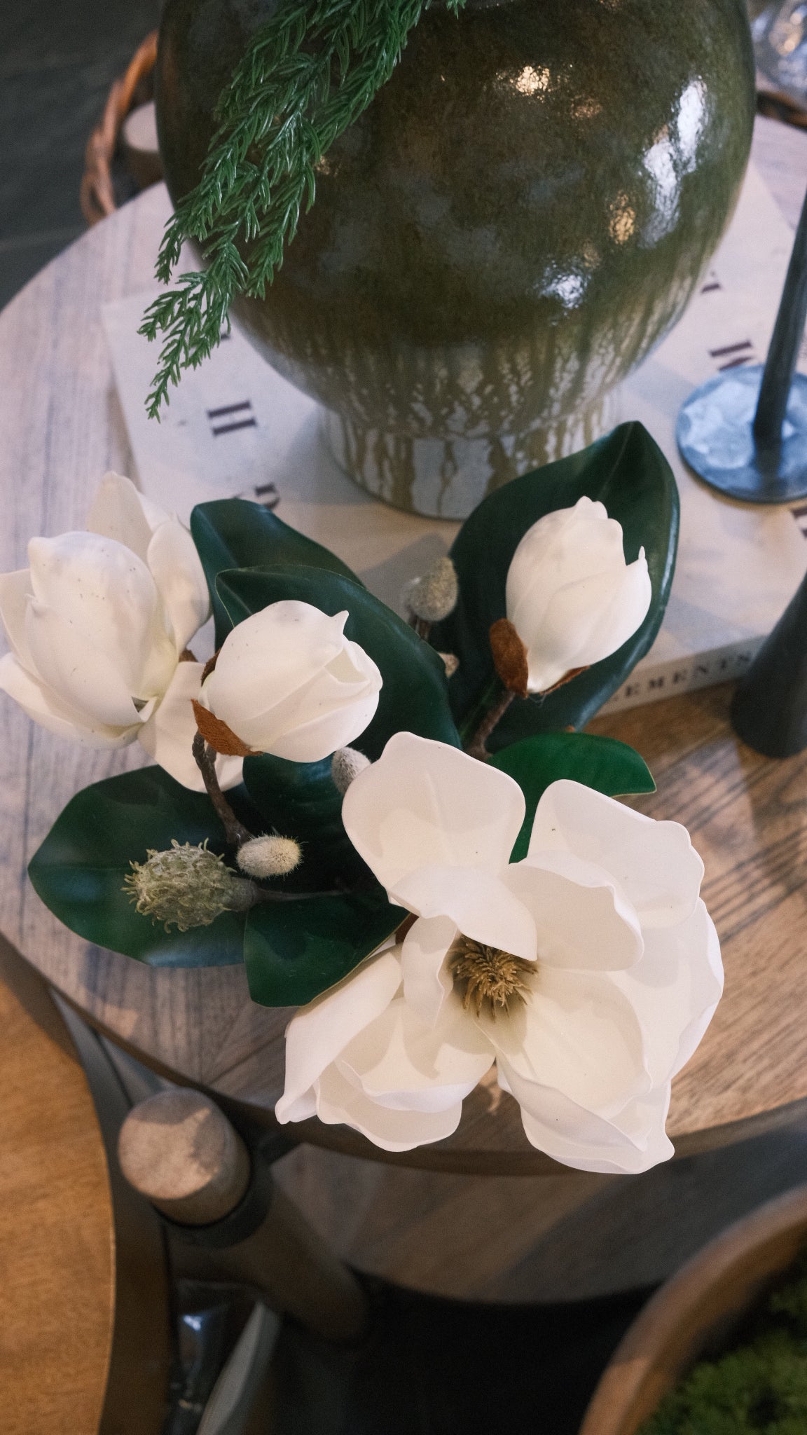 Magnolia Arrangement in Vase