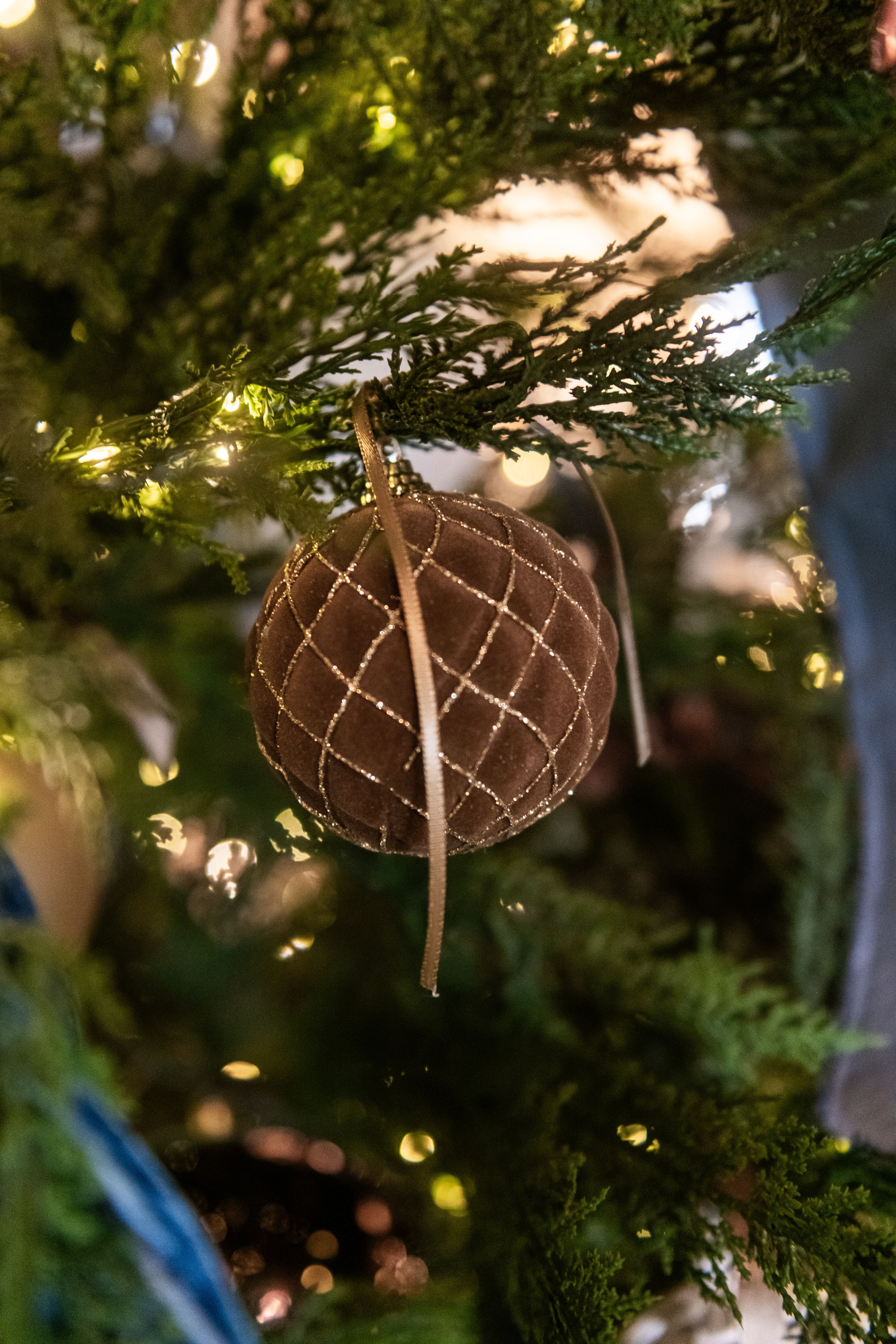 Espresso Velvet Ornament