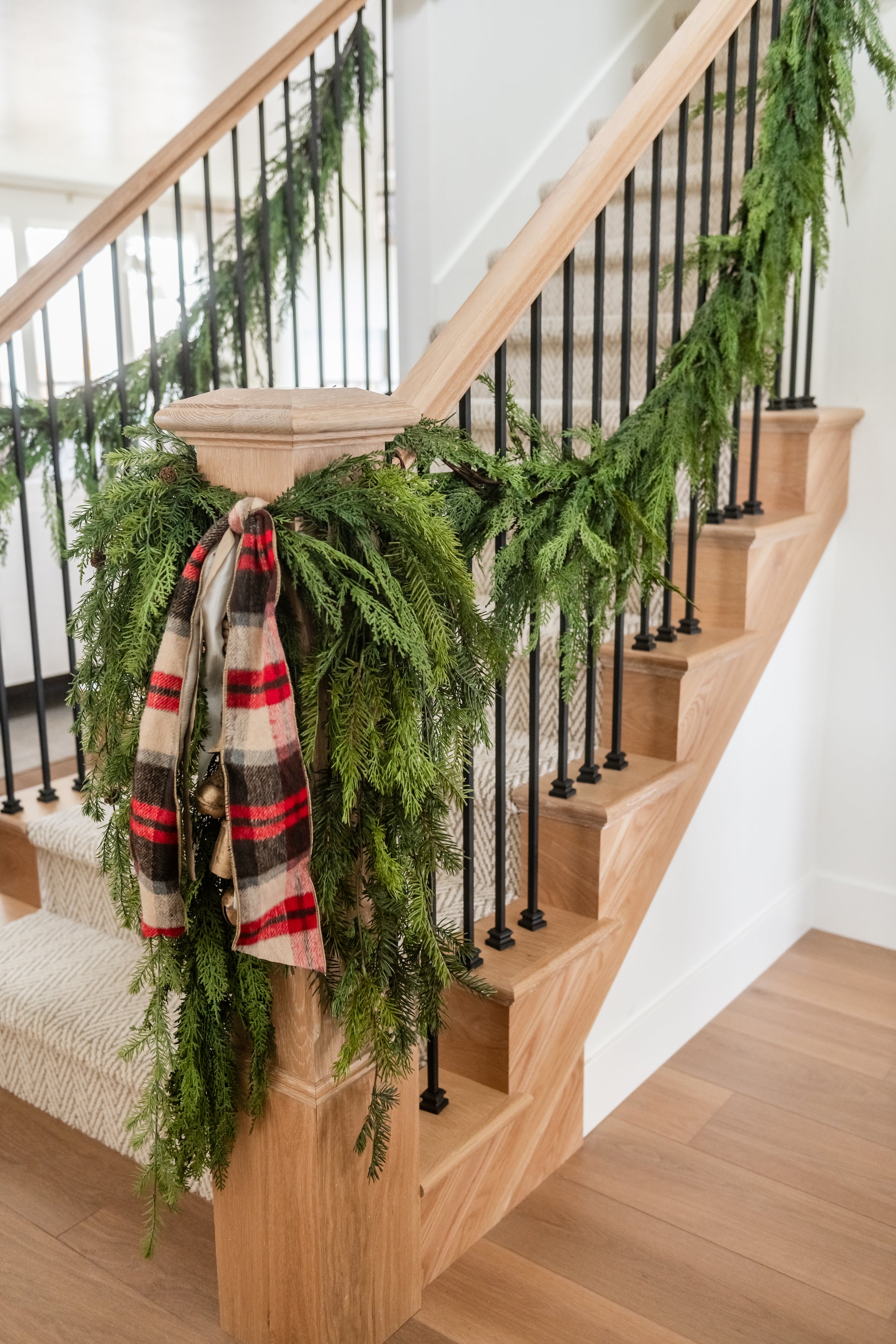 Plaid Ribbon Brown & Red