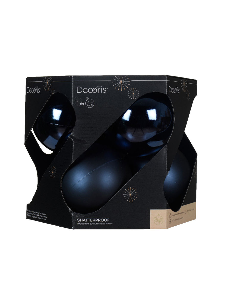 Night Blue Shatterproof Ornament - Box of 6