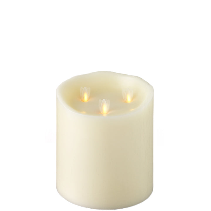 Ivory Moving 3 Flame Candle