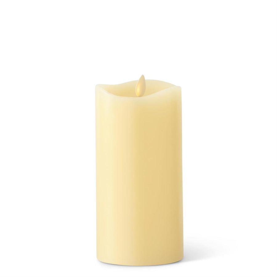 7.5" Ivory Moving Flame Candle