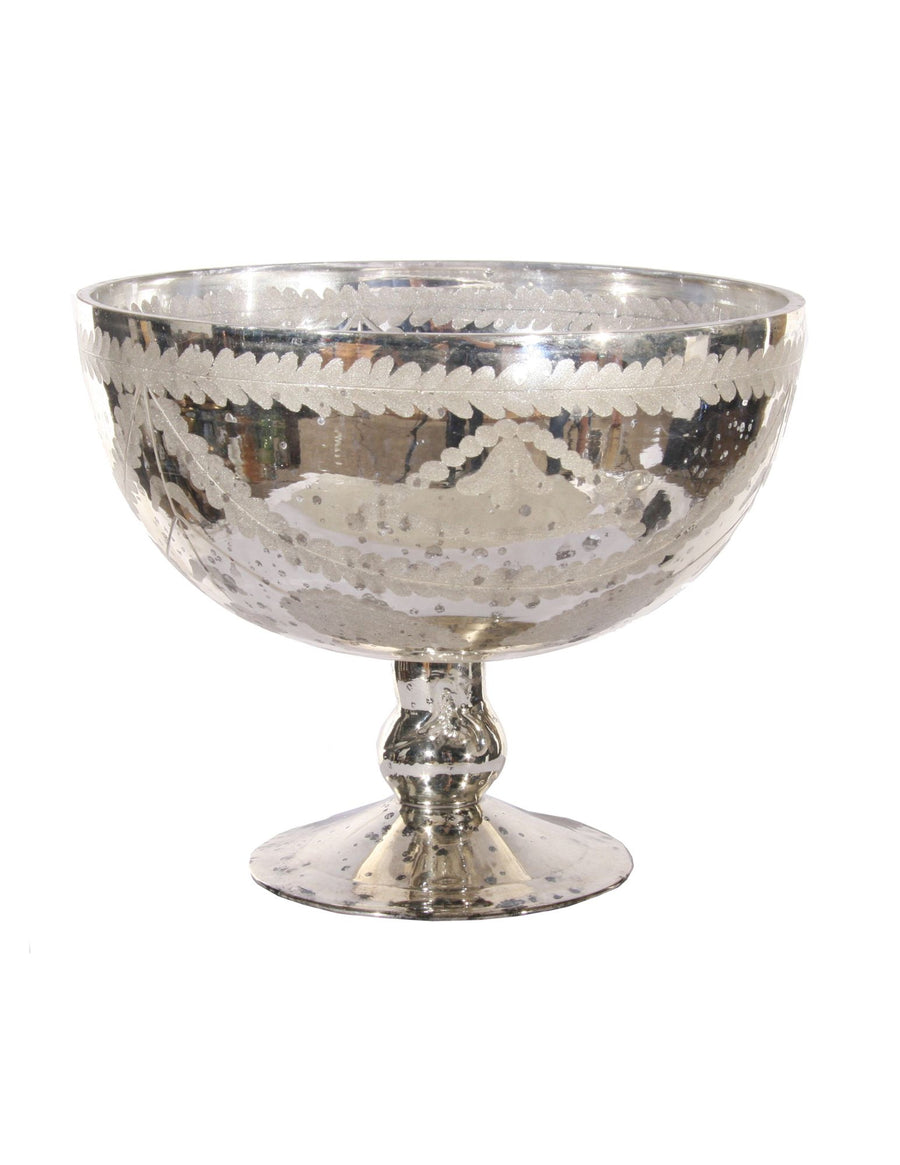 Silver Engraved Vase