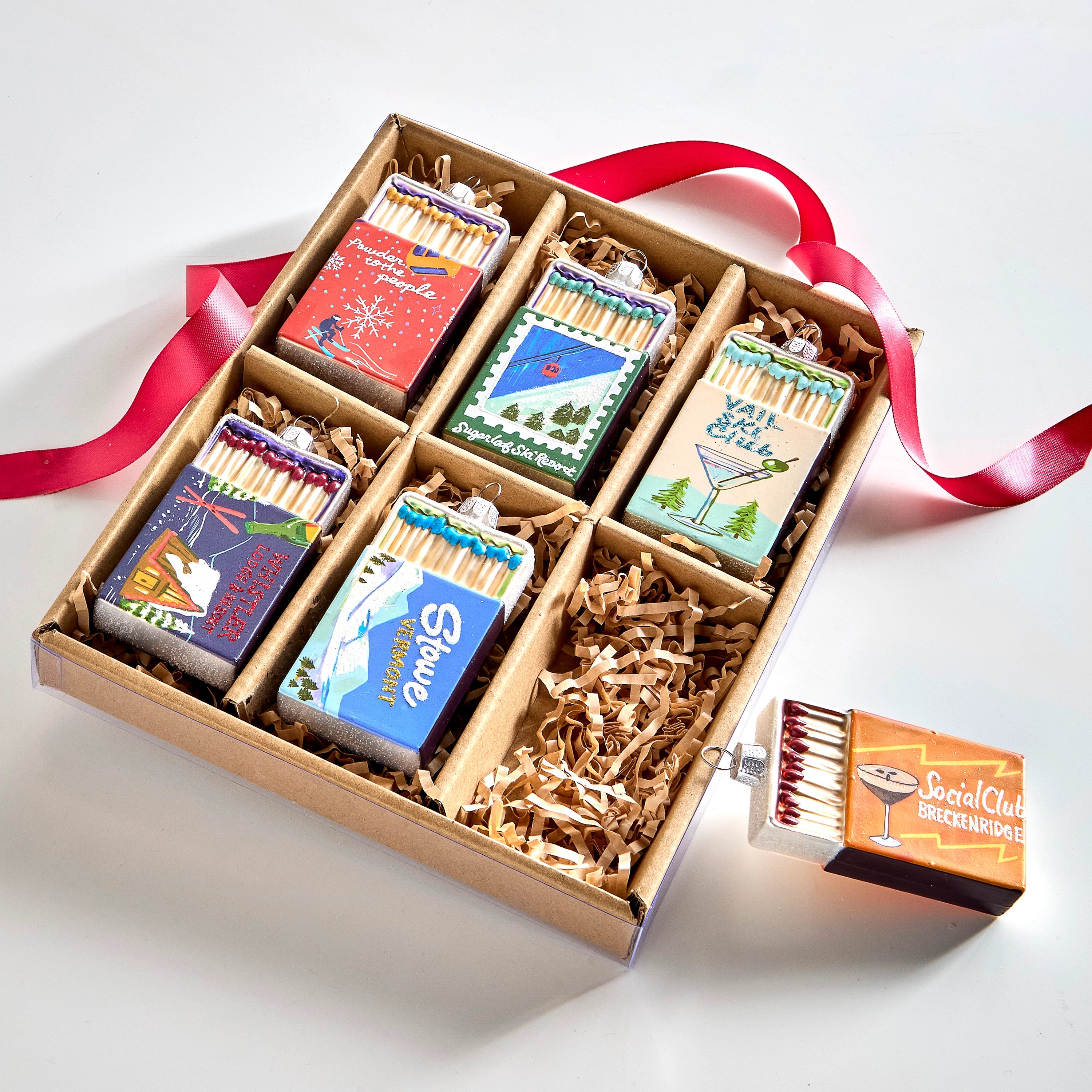 Holiday Matchbook Box of 6