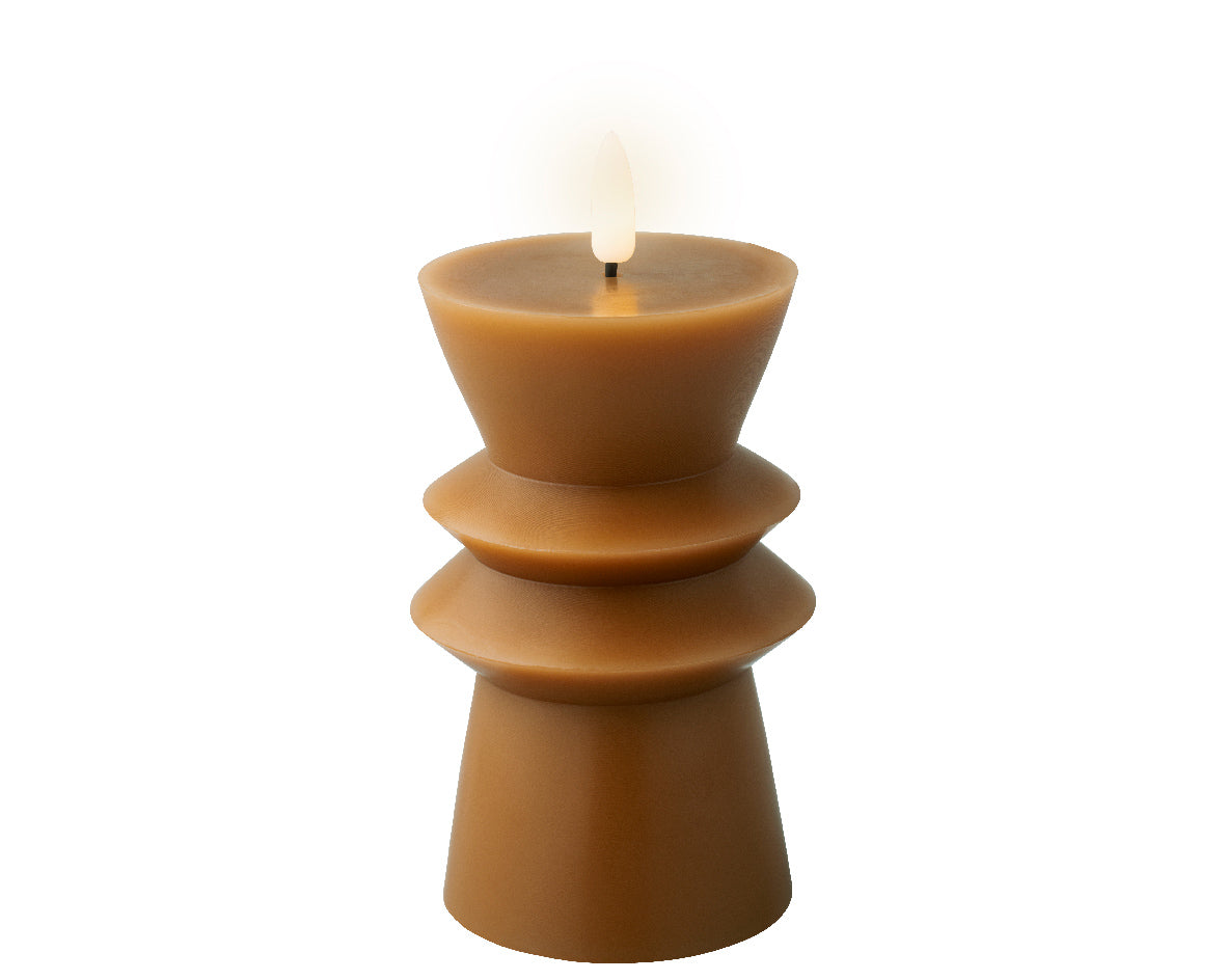 Brown Wax Candle