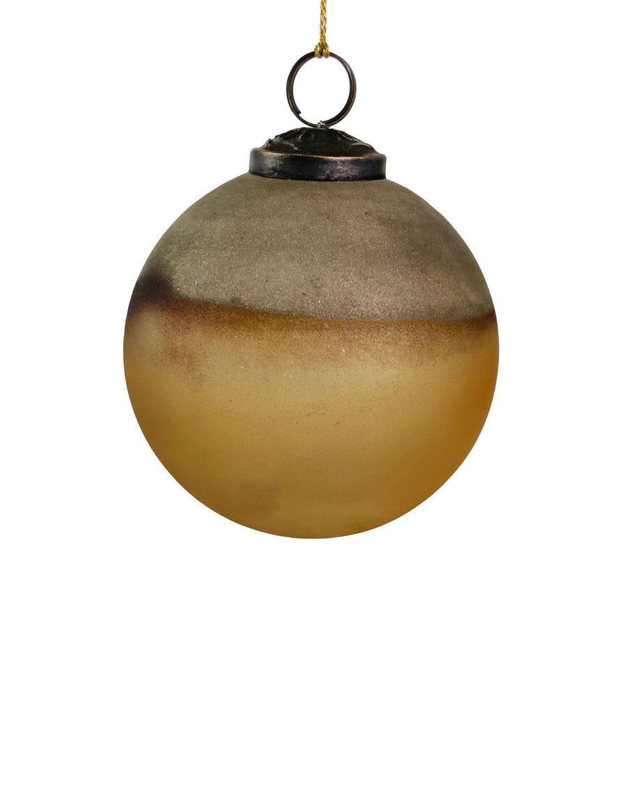 Honey Brown Dipped Ornament