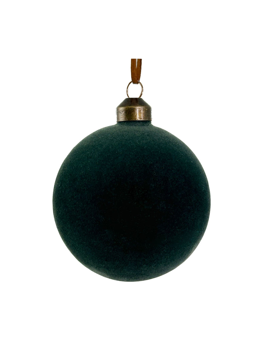 Green Velvet Ornament