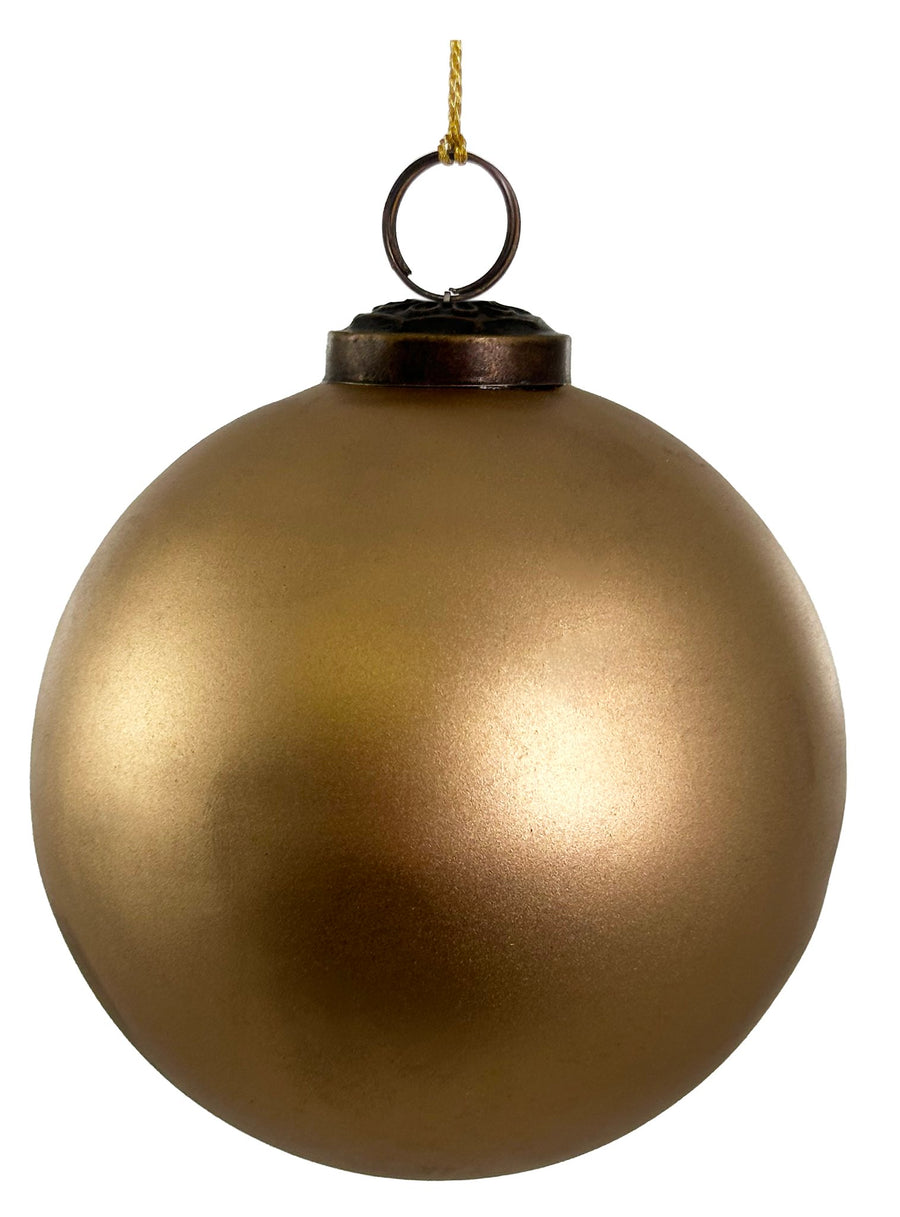 Matte Gold Ornament