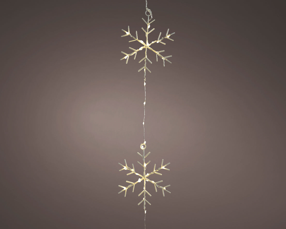 Micro LED Snowflake Garland