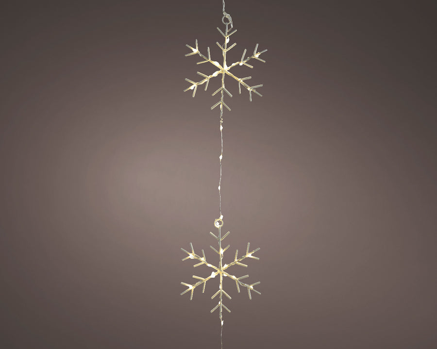 Micro LED Snowflake Garland