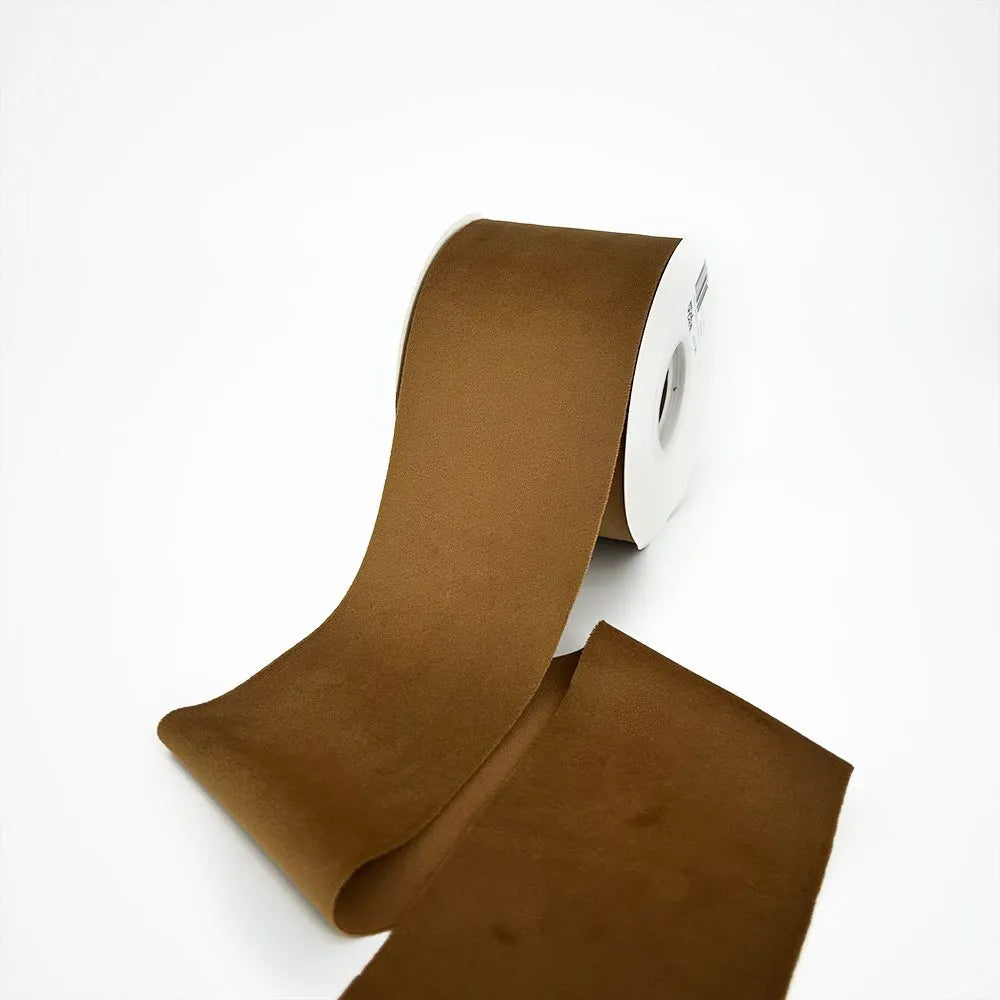 Bronze Suede Velvet Ribbon