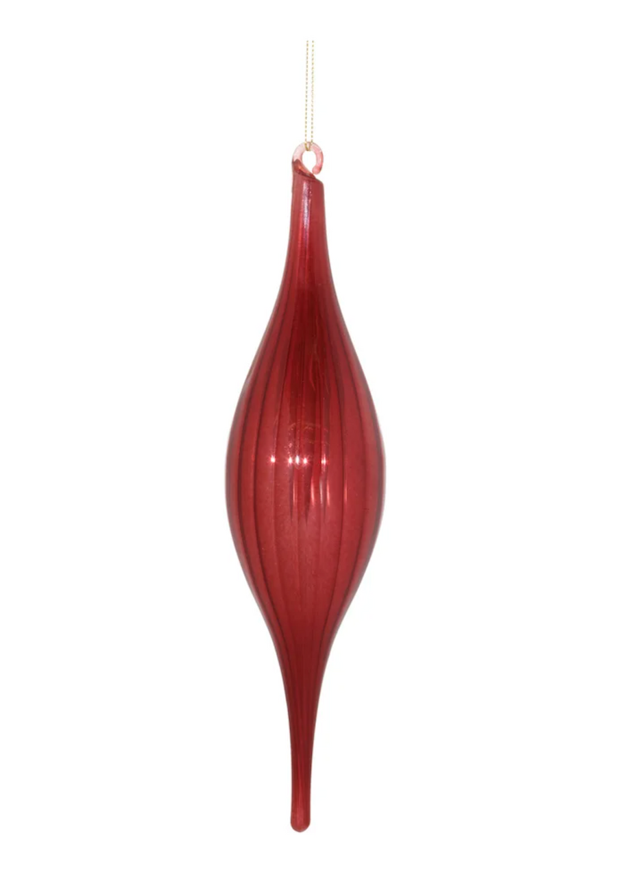 Raspberry Glass Finial