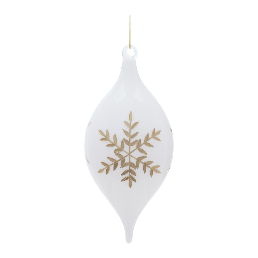 Snowflake Drop Ornament