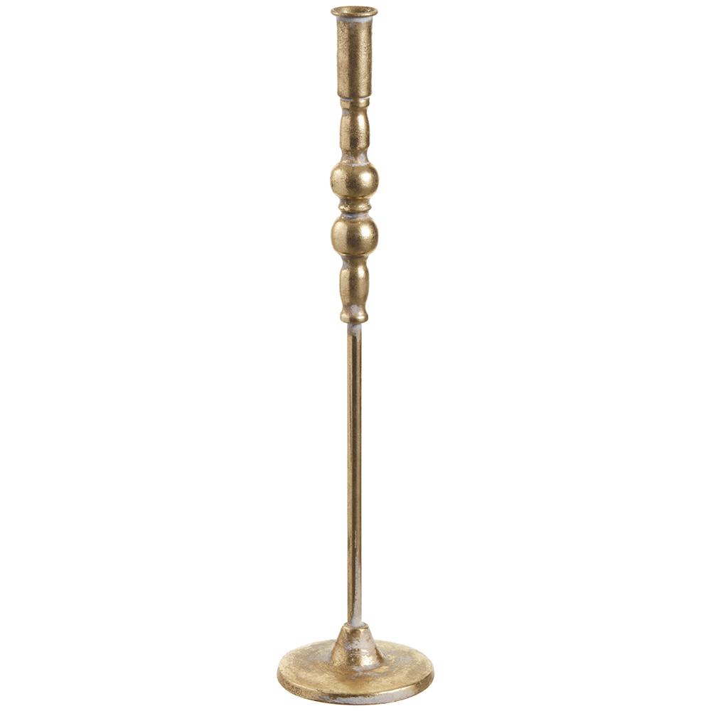 Antique Gold 19" Taper Holder