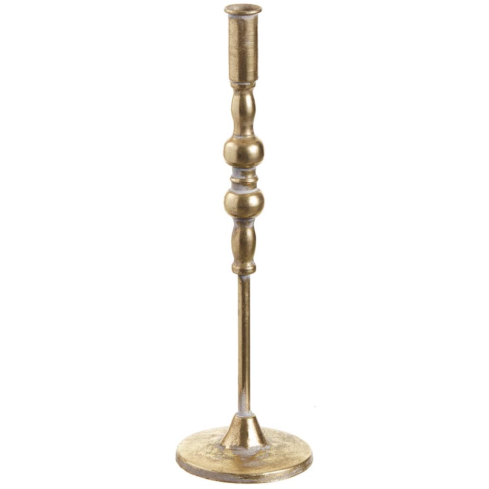 Antique Gold 15" Taper Holder