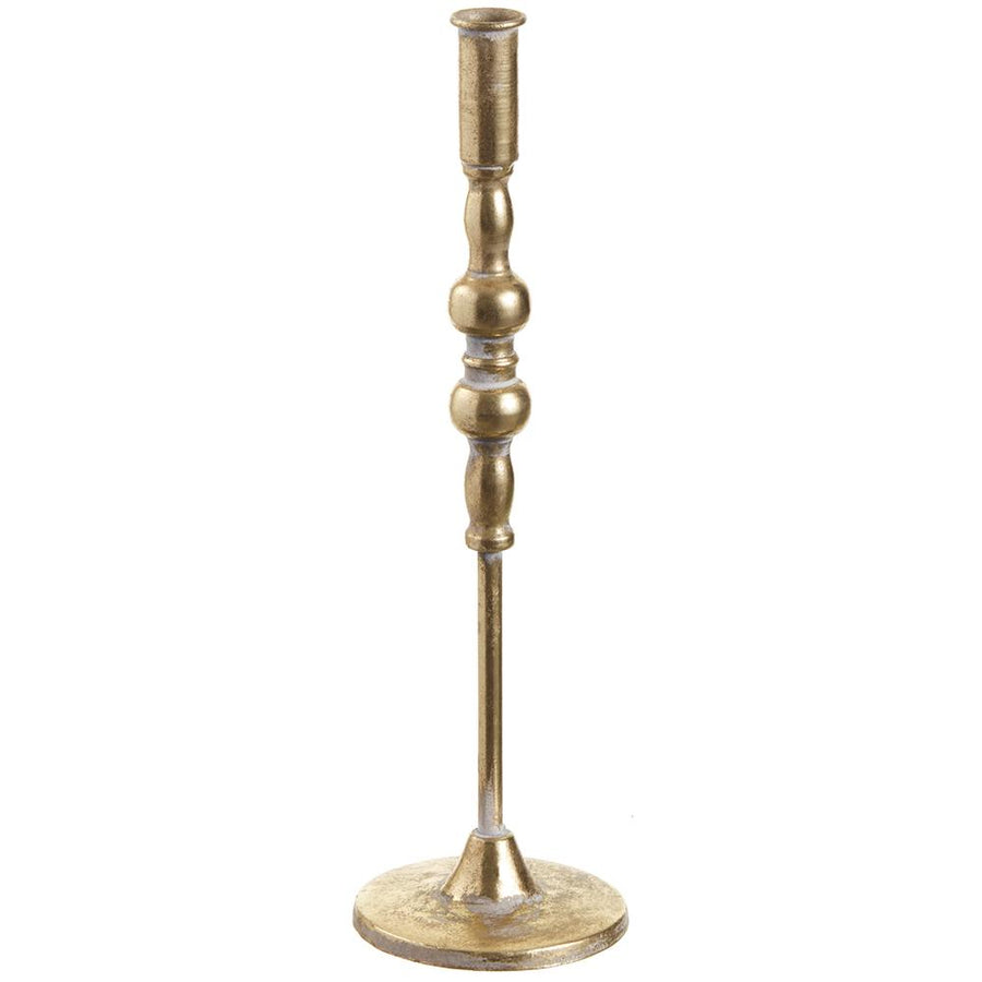 Antique Gold 15" Taper Holder