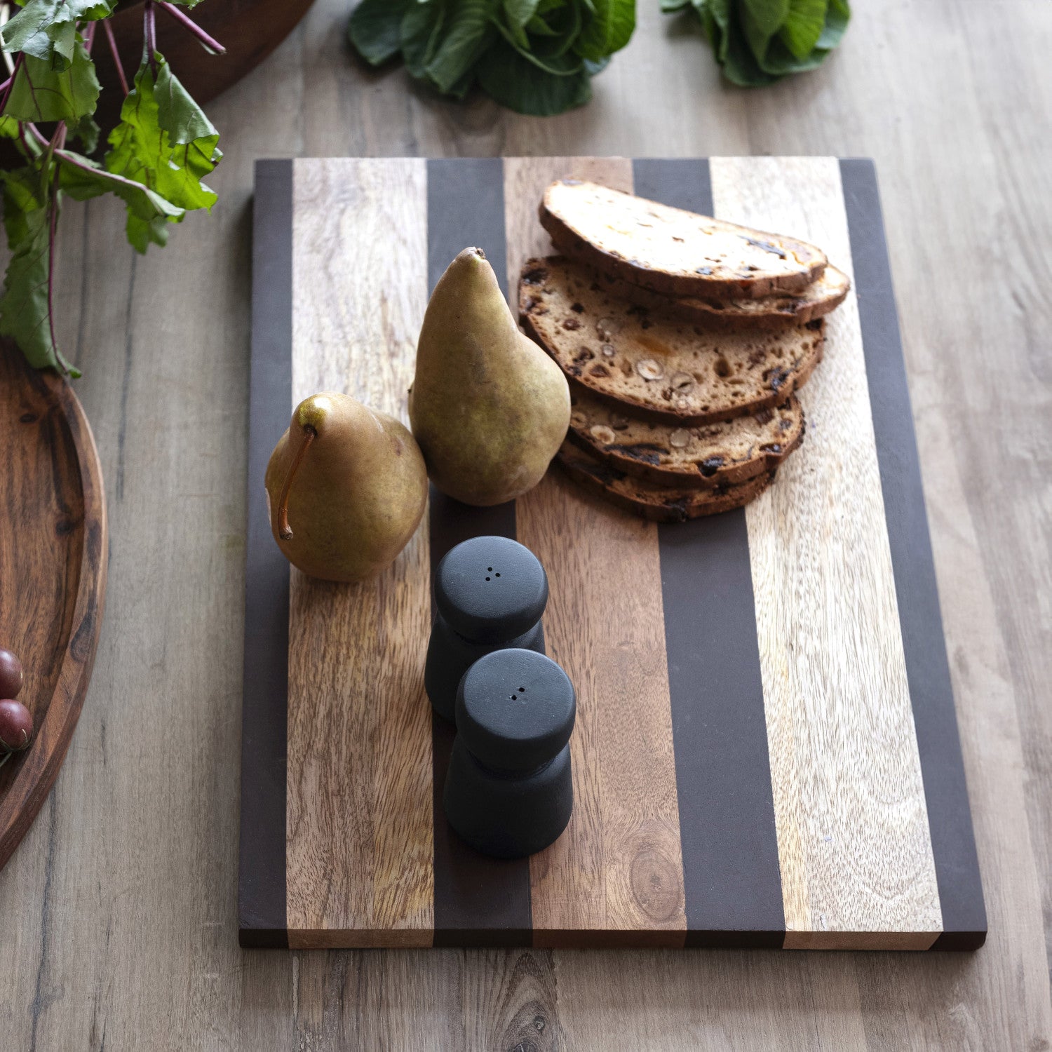 Striped Serving Board