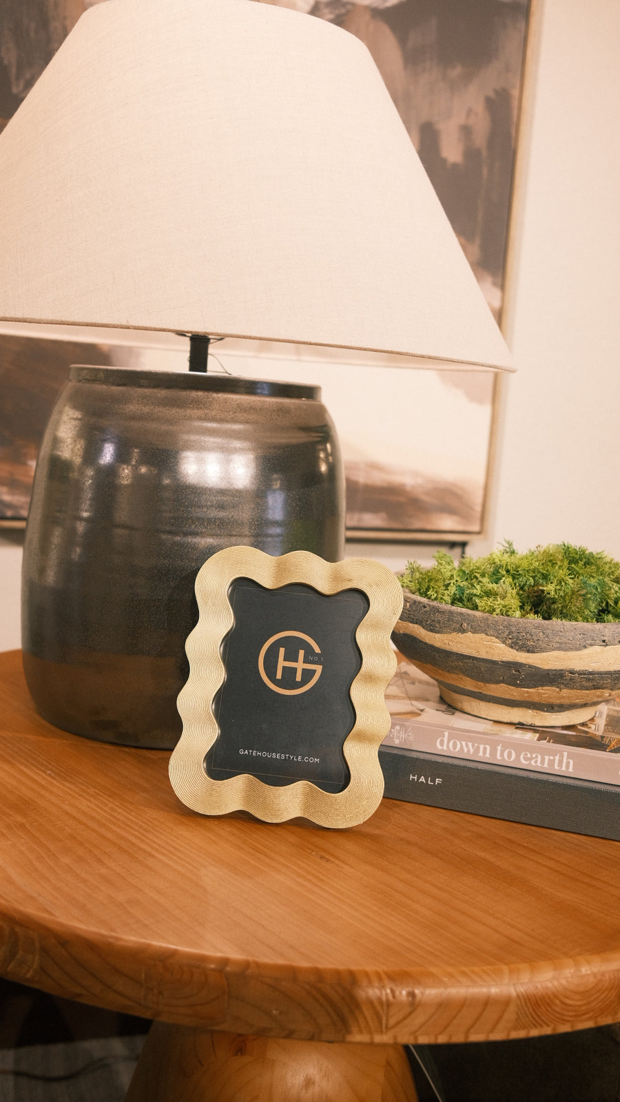 Brass Swirl Frame