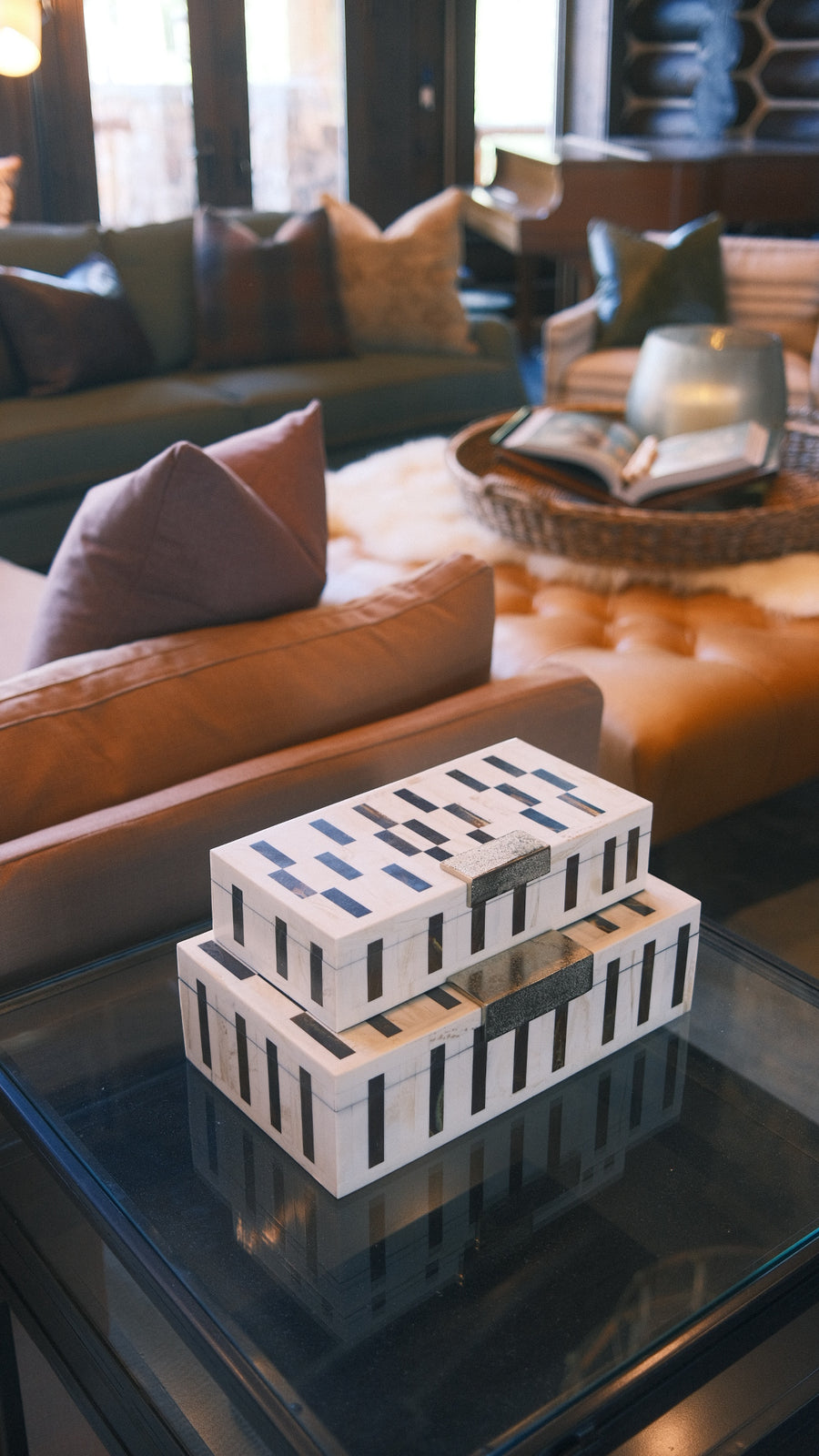 Ivory & Espresso Boxes