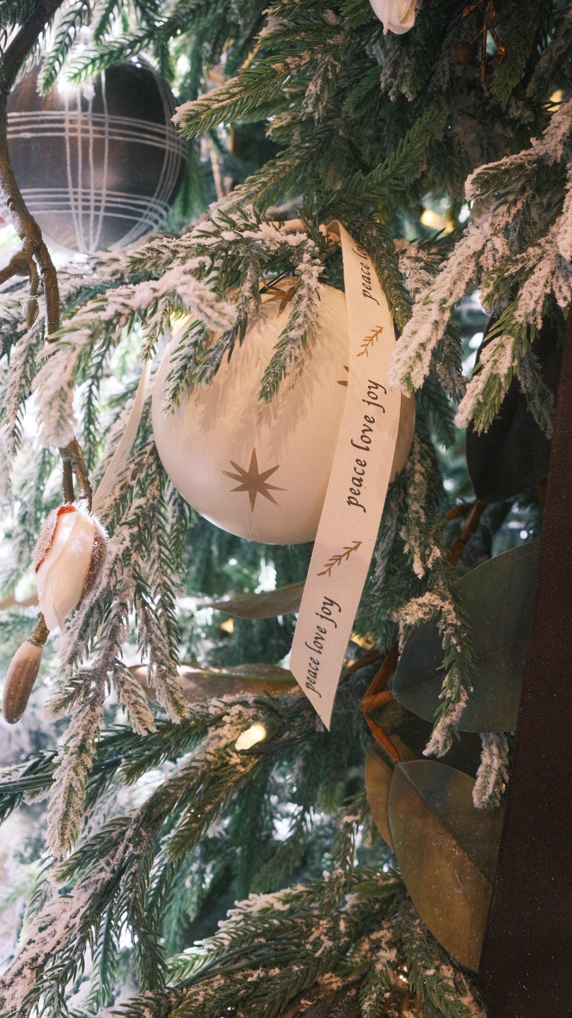 Peace Love Joy Ribbon