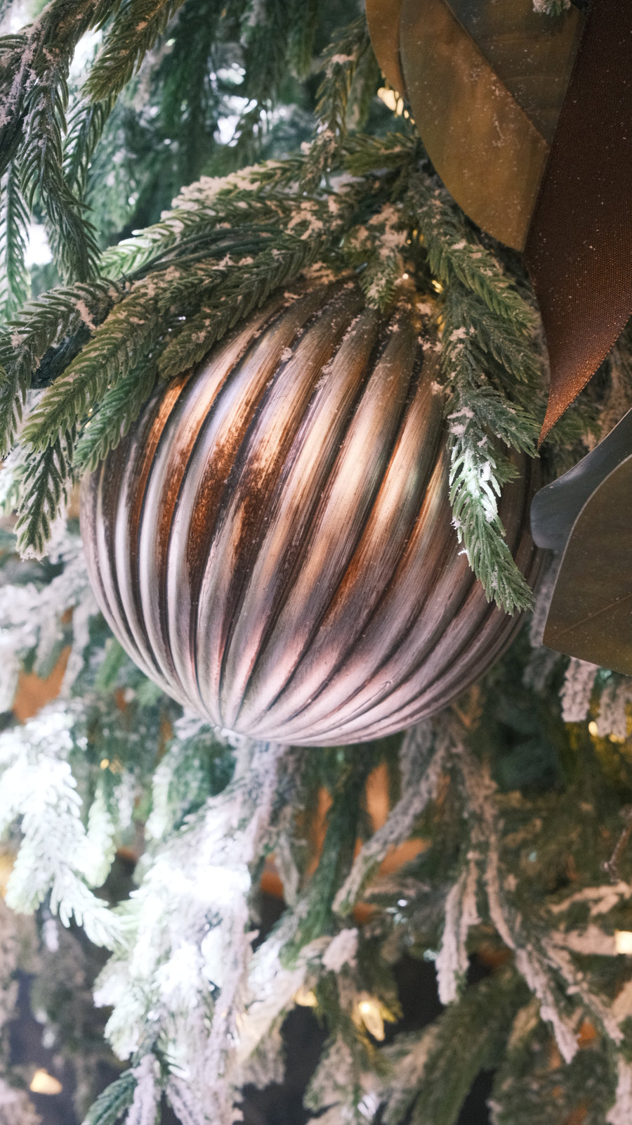 Antique Pewter Shatterproof Ornament