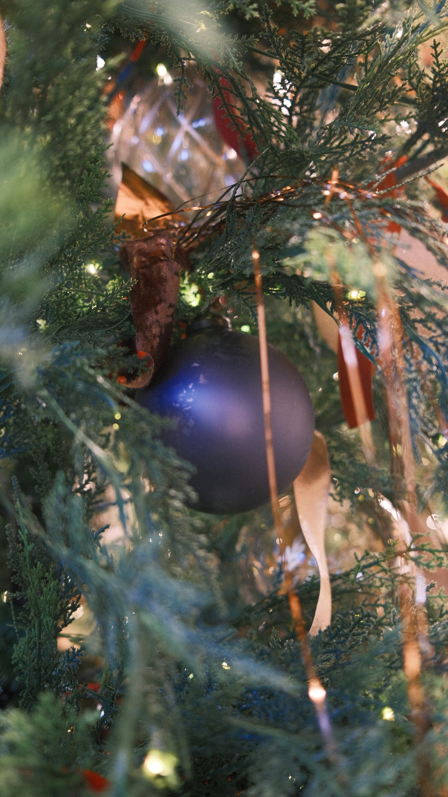 Matte Blue Ornament