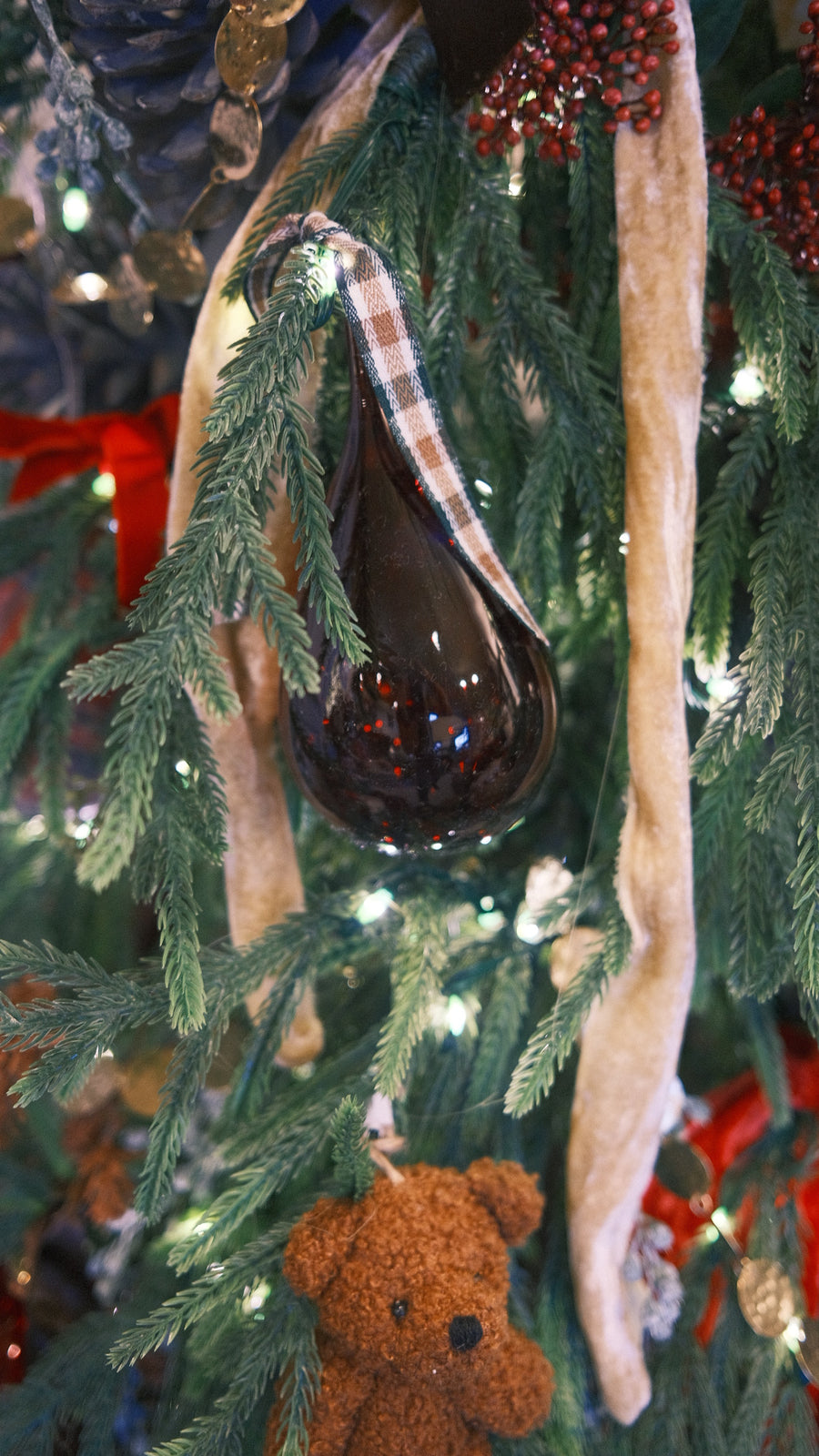 Green & Brown Flannel Tartan Plaid Ribbon