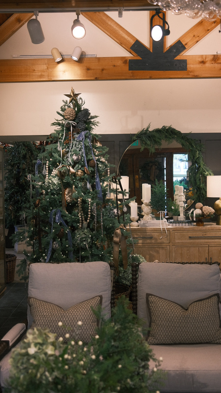 Gingerbread Plaid Mini Ribbon