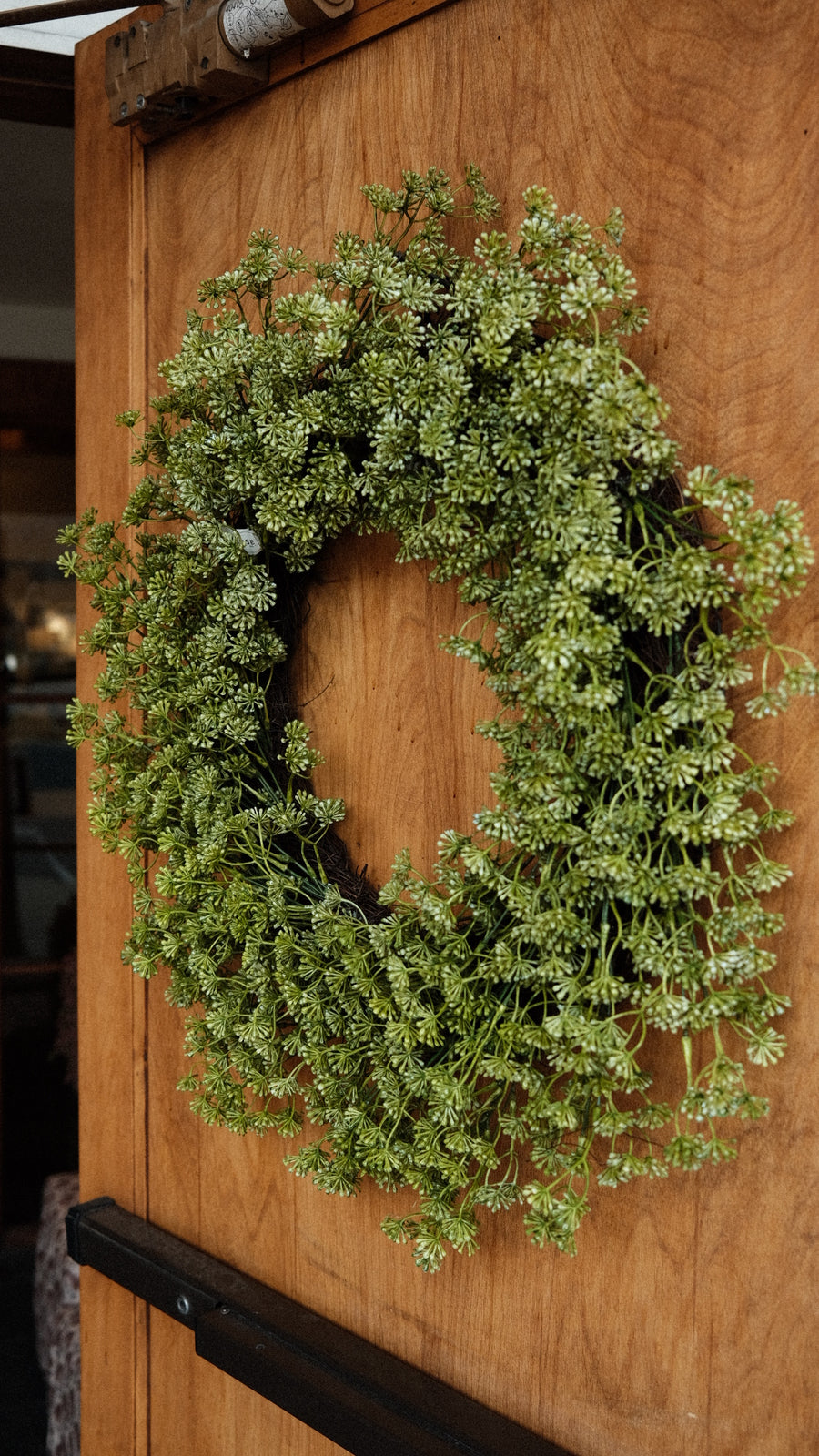 Green Sedum Wreath