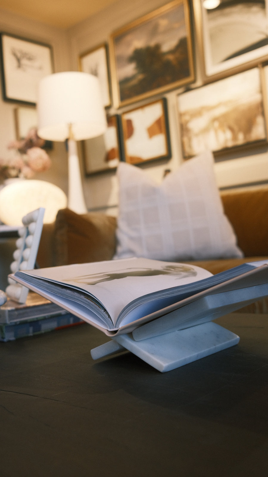 Marble Book Holder