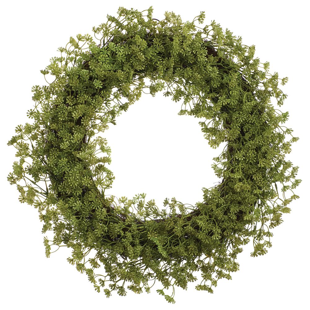 Green Sedum Wreath