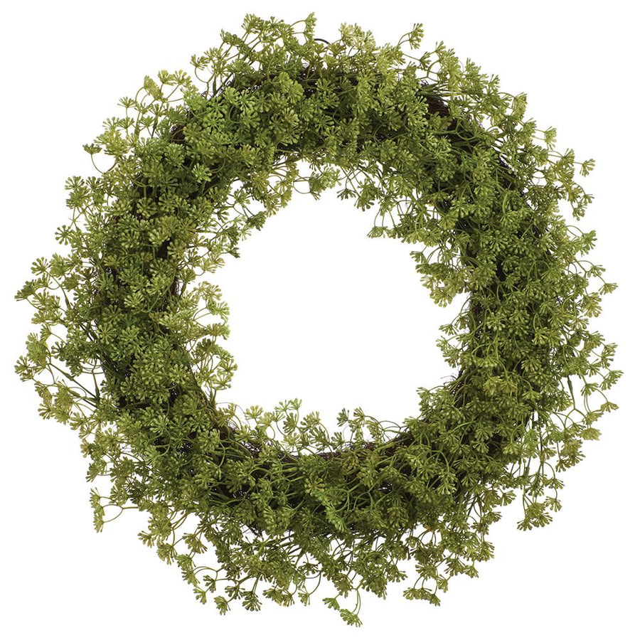 Green Sedum Wreath