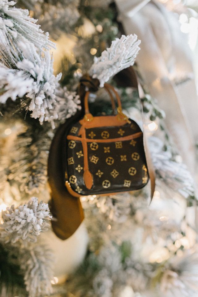 Brown Luxury Handbag Ornament