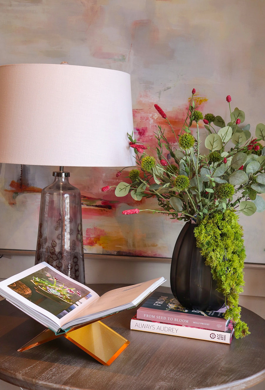 Green Globe Thistle Spray