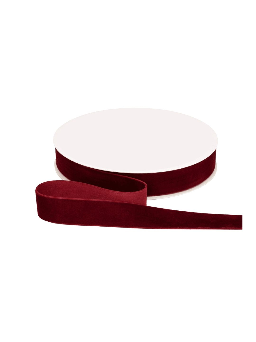 Burgundy Velvet Ribbon - 3/4"