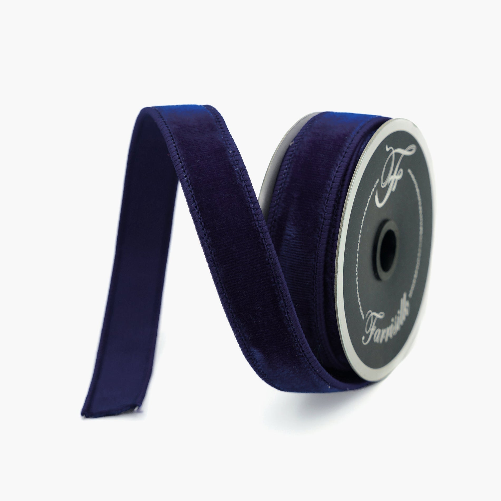 Navy Luxe Velvet Ribbon