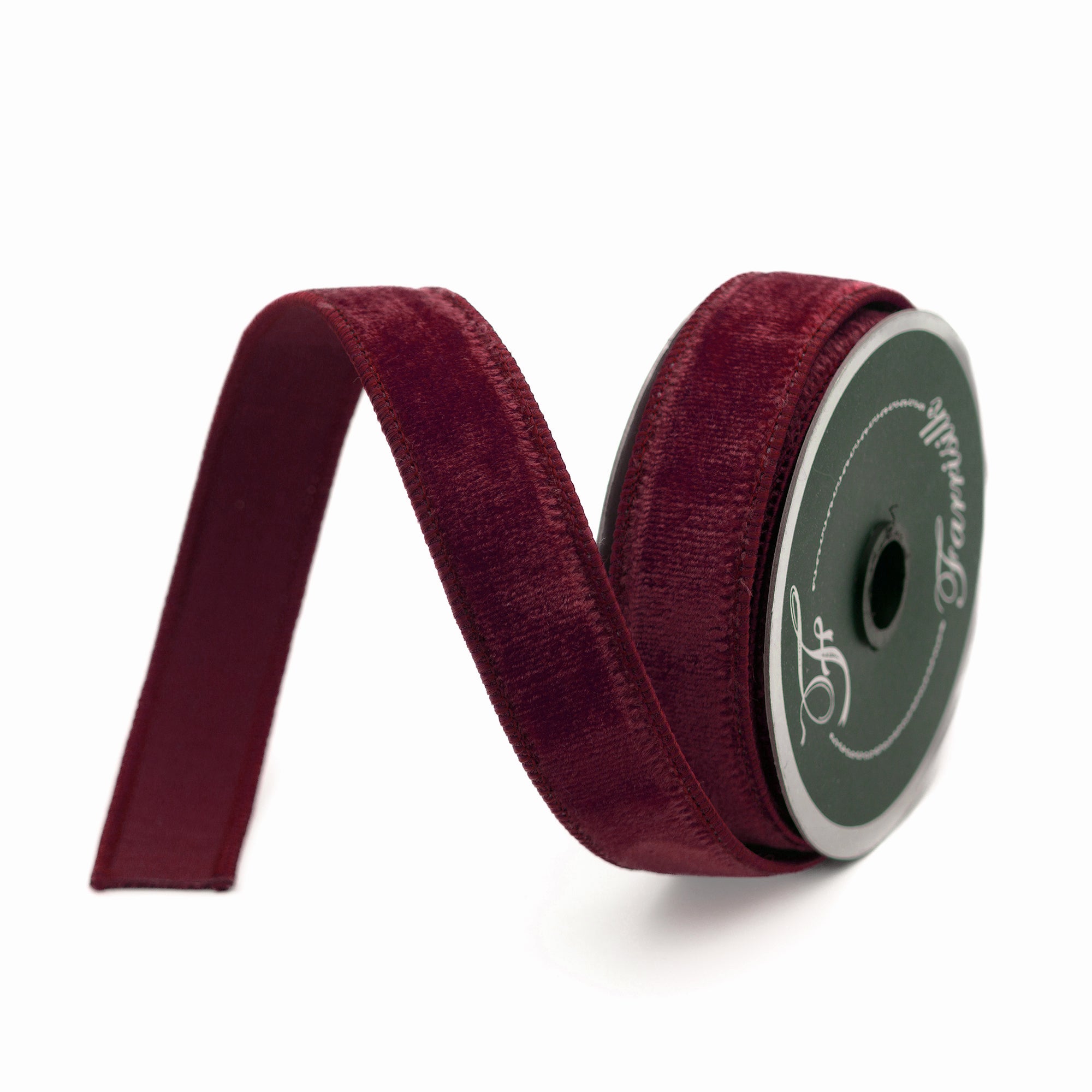 Burgundy Luxe Velvet Ribbon