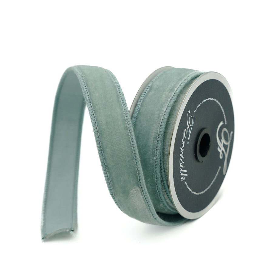 Light Blue Luxe Velvet Ribbon