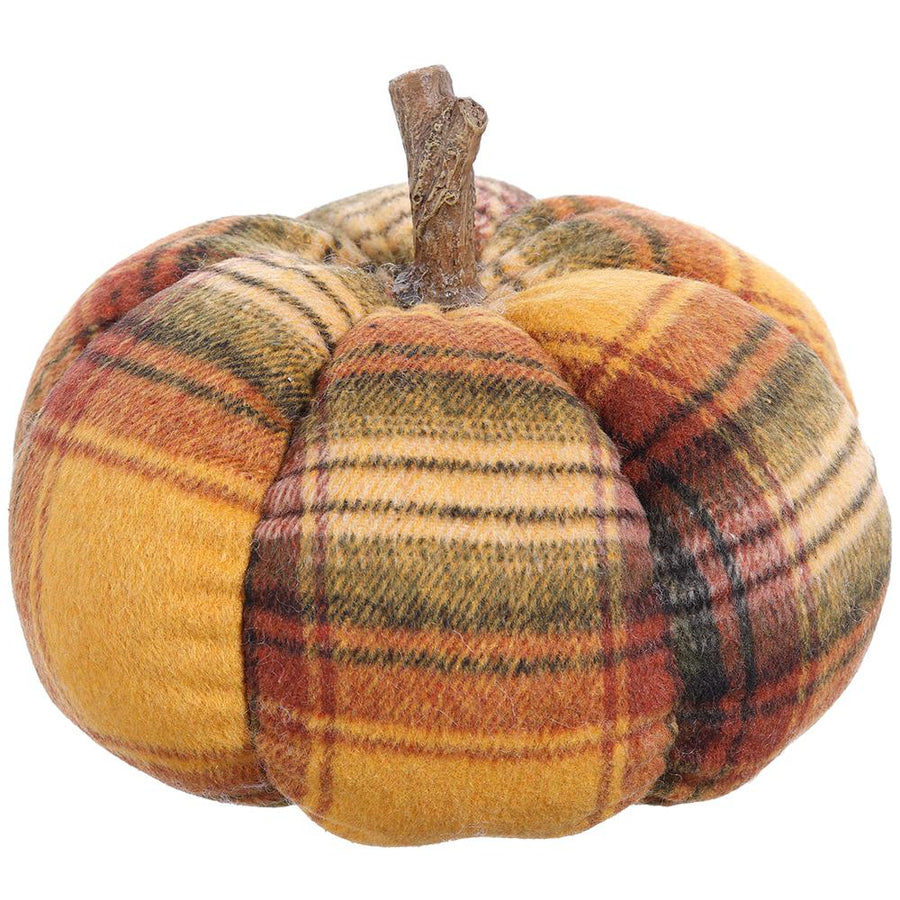 Fall Plaid Pumpkin