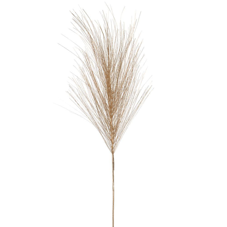 Metallic Long Needle Pine Spray