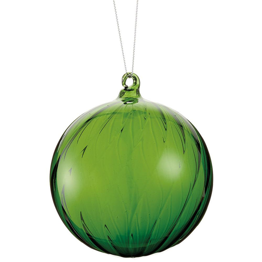 Green Glass Ornament