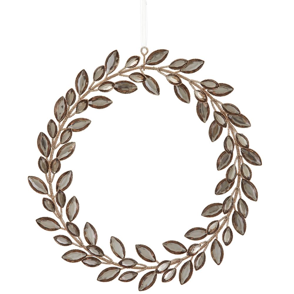 Jeweled Wreath Ornament