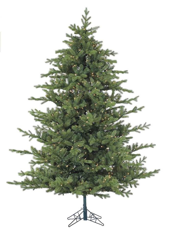 Pre-lit Christmas tree with Northland branding on a white background