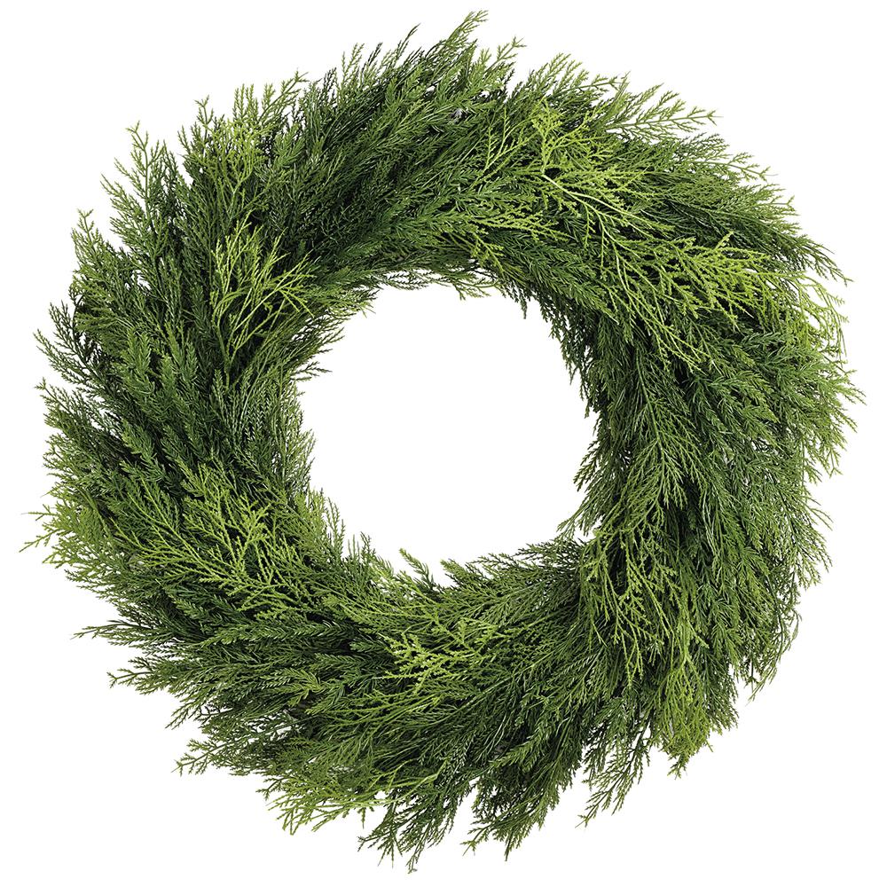 Mixed Cedar Wreath