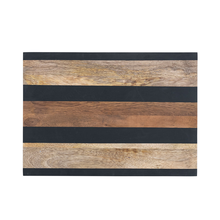 Striped Serving Board