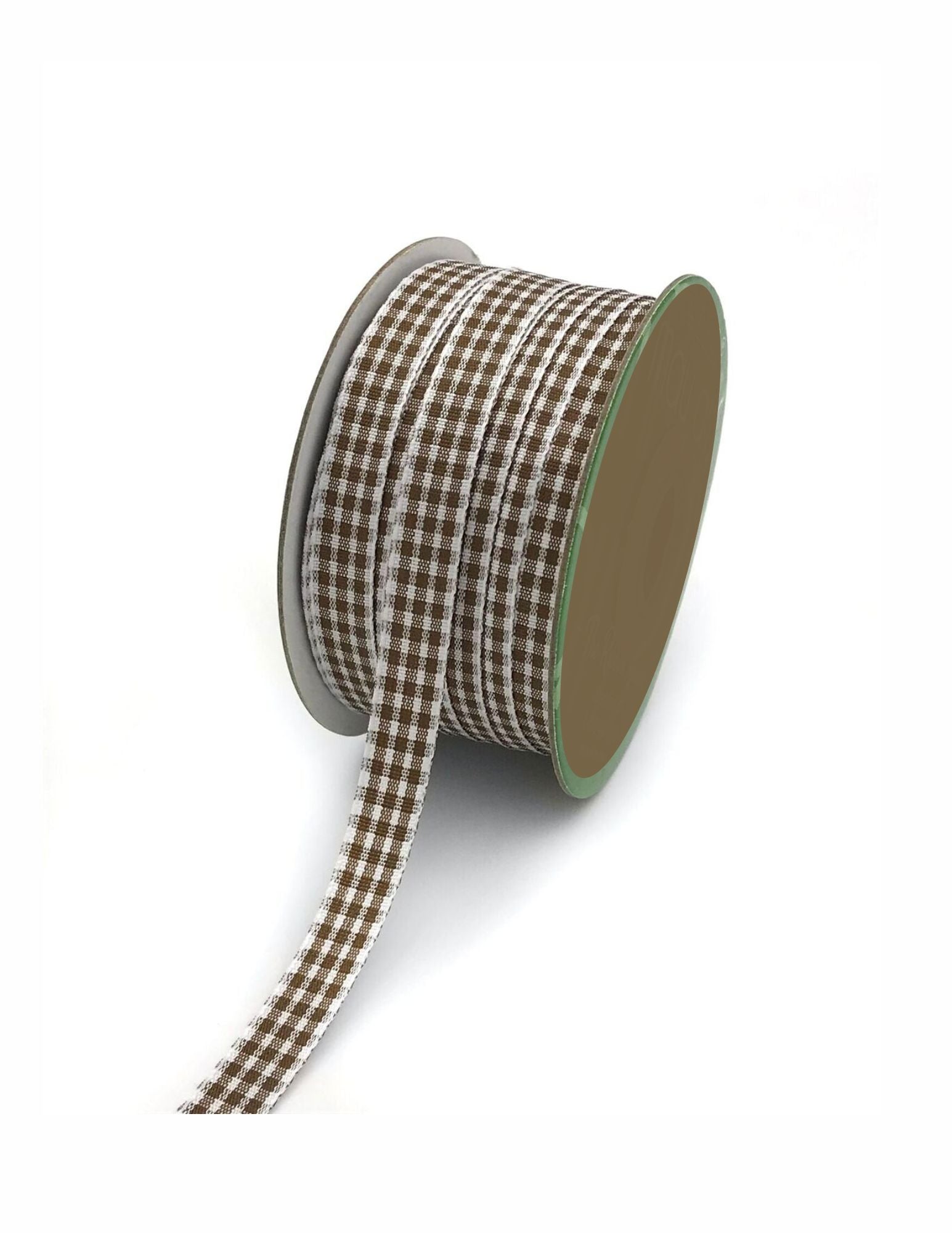 Gingerbread Plaid Mini Ribbon